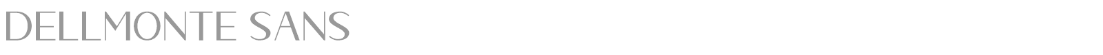 Dellmonte Sans font preview